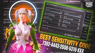 Pubg Mobile/BGMI 2024 🔥 New Best Sensitivity Code + Control settings in Update 3.4 Sensitivity 2024