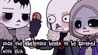 once the skeletons began to be covered with skin. •|undertale au|• •|human sans au|•