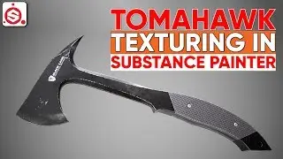 Creating a Tomahawk Game Asset Texturing in Substance Painter