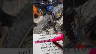 Troubleshooting Mountain Bike Bubble Wrap!  #mtb