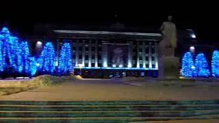 Театральная площадь, Киров, Новый год