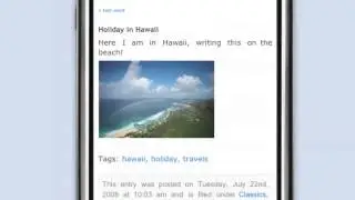 Wordpress App for iOS devices