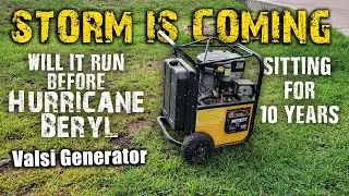 Will it Run before the STORM? Valsi Generator 7,500 KW