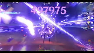 Genshin Impact Raiden hyper carry 500k Burst DMG !!!