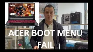 Unlock ACER boot menu at startup