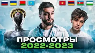 ТОП 100 ПЕСЕН 2022-2023 по Просмотрам | Страны Постсоветского пространства