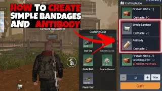 🔴 How to Create Simple Bandages and Antibody Mission | Undawn Mobile | Mr Mario Plays 😈