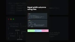 Create a container with a number of columns of the same width