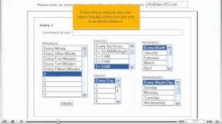how to setup a cron job in cpanel