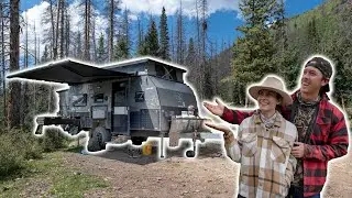 Remote Colorado Mountain Camp Set Up & Tour