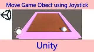 Move Gameobject with Joystick . Unity. Sticky Coder