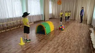 Эстафета Ковбои (Веселые старты), апрель 2021 г.
