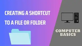 Creating a Shortcut to a File or Folder  | How to create shortcuts for files or folders in windows