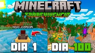 SOBREVIVI 1000 DIAS NO MINECRAFT SURVIVAL - O FILME
