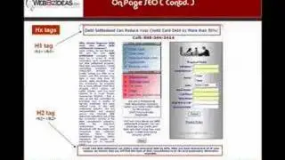 Search Engine Optimization SEO Tutorial -- WebBizIdeas