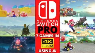Nintendo Switch Pro: 7 Games in 4K 60FPS Using DLSS-Like AI