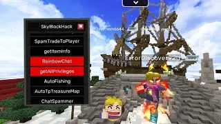 Blockman Go admin panel hack sky block run code