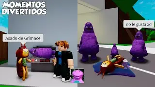 BROOKHAVEN VESTIDOS DE GRIMACE SHAKE MOMENTOS DIVERTIDOS (ROBLOX)