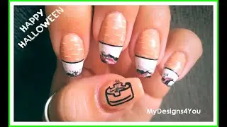 🚭 Cigarettes & Ashtray - Nail Art for Halloween 2020 🎃