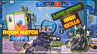 ⚡1VS1 💯ROOM MATCH✌ REDMI NOTE 10 PRO📲 GAMEPLAY🖥 BGMI🇮🇳