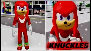 (Working codes)HOW TO BE KNUCKLES FROM SONIC THE HEDGEHOG IN BROOKHAVEN/BERRY AVE/ROBLOX