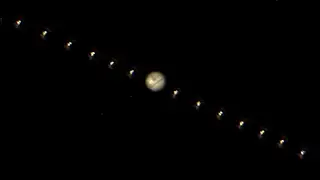 ISS transit in front of Jupiter