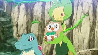 ROWLET MEJORES MOMENTOS ASPIRO A SER UN MAESTRO POKEMON CAP 2 