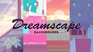 Dreamscape Backgrounds - Anime Illustrations - For OBS & Green Screen