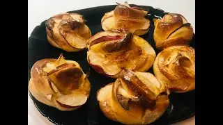 Выпечка с невероятным манящим ароматом / Вкусные булочки "Розочки" с яблоками