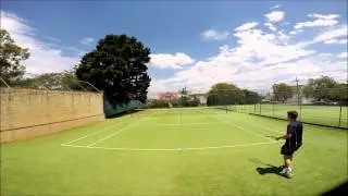 Hitting With Ex-ATP Player Andrew Bennett