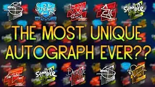 CSGO - The Most UNIQUE Autograph Sticker EVER?? | TDM_Heyzeus