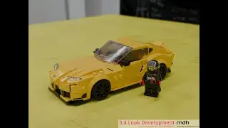 DFD1022 4.3 Look Development – Reference Adaption with Blender (LEGO® Toyota)