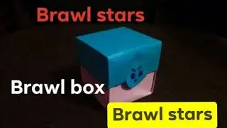 Origami - How To Make a Paper brawl stars, brawl box