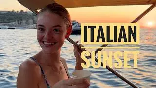 Italy is Best seen from the water (Brava Sorrento sunset tour  with Willow Hand)