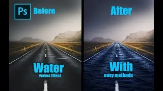 How To Make Water Waves Effect on Road | Tutorial | Easy and Simple