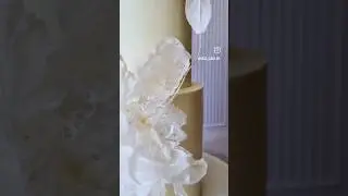 Ярусный торт с вафельным декором- это любовь #кондитер #декорторта  #торт