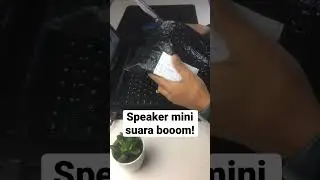 Speaker mini suara boom! #shorts