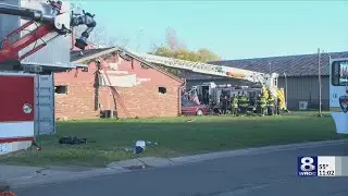 Fire crews respond to structure fire at auto repair shop in Gates