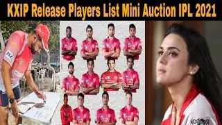 Kings XI Punjab Release Players List Mini Auction IPL 2021