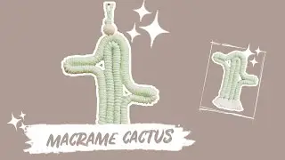 DIY Macrame Cactus - Dekorasi Kamar Anak✨ #MacrameCactus #NurseryDecor #KidsRoomDecor