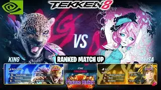 Tekken 8 King Rank Match Flame Ruler Level | King vs Alisa 👧👧