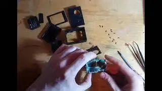 Разборка Экшн камера sjcam 4000 wifi черный не включается. Ремонт.