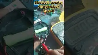 Bluetooth speaker charging jack change|| blutooth speaker charging jack repering #shortvideo #tips