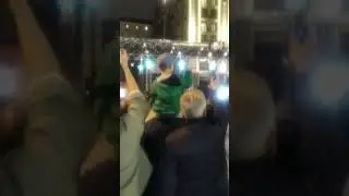 Ночная репетиция Парада Победы 2024 в Москве. Колонна бронетехники движется на Красную площадь!