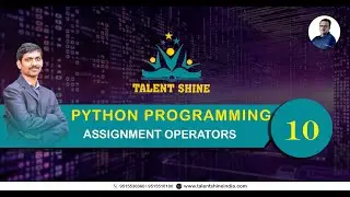 Python Programming Tutorials: Assignment Operators
