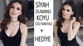 Siyah Dumanlı Göz Makyajı Smokey Eye + Çekiliş + D.C ile D.R Acıklı Güldürüsü