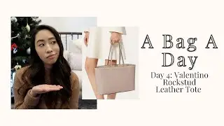 Valentino Rockstud Leather Tote | A Bag A Day: Day 4