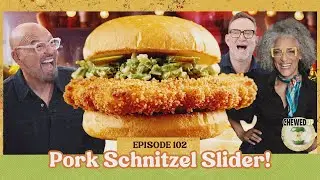 Tailgate-Ready Pork Schnitzel Sliders + Brussels Sprout Slaw