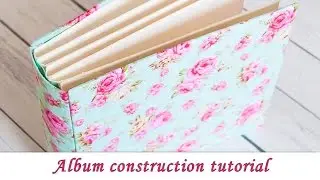 Scrapbook album construction - How to build an album - tutorial by Ola Khomenok