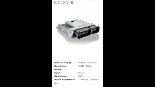 Bosch edc 16c35 BMW E 90 Hextag Boot Mode Full Backup